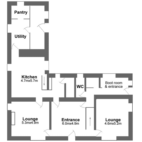 Toad Hall (Farmhouse) Ground Floor